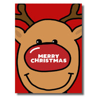 Merry Christmas Rudolph Card